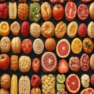 animated food
