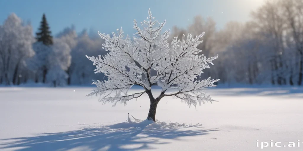 transparent snow