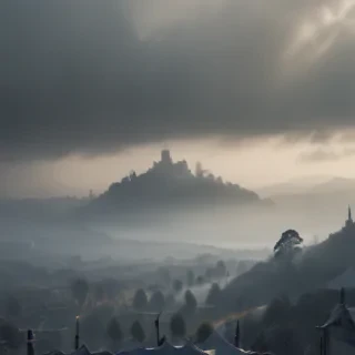 foggy background