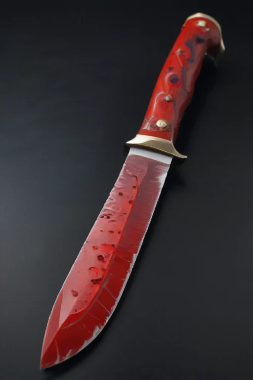 bloody knife aesthetic
