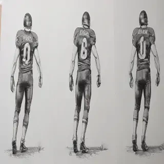 football drawing