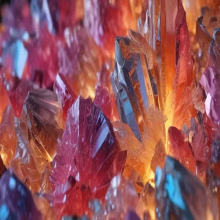 crystals background