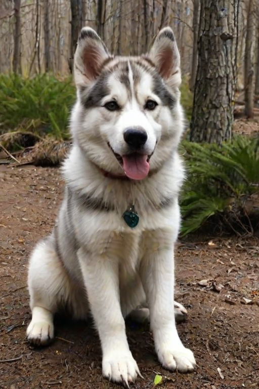 alaskan husky shepherd