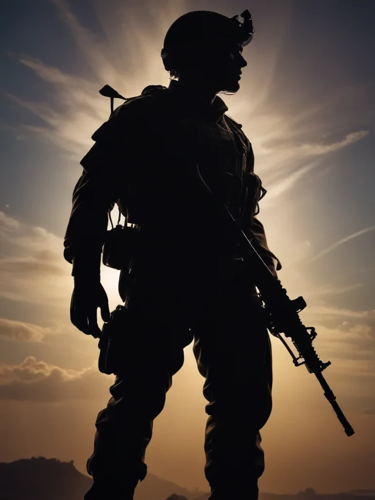 soldier silhouette png