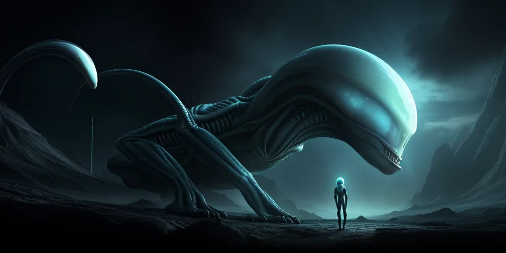 alien background