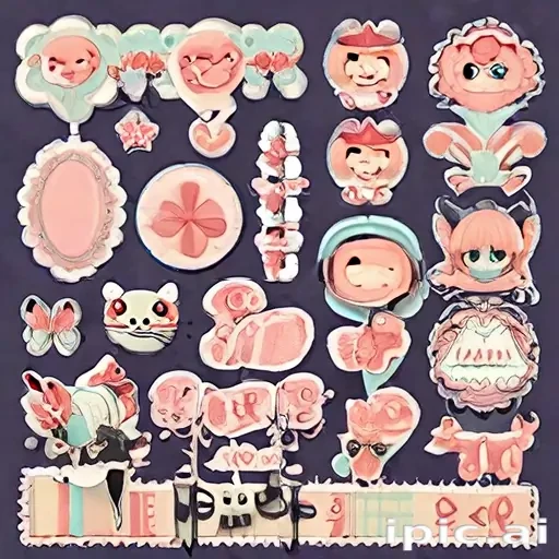 scrapbook stickers png