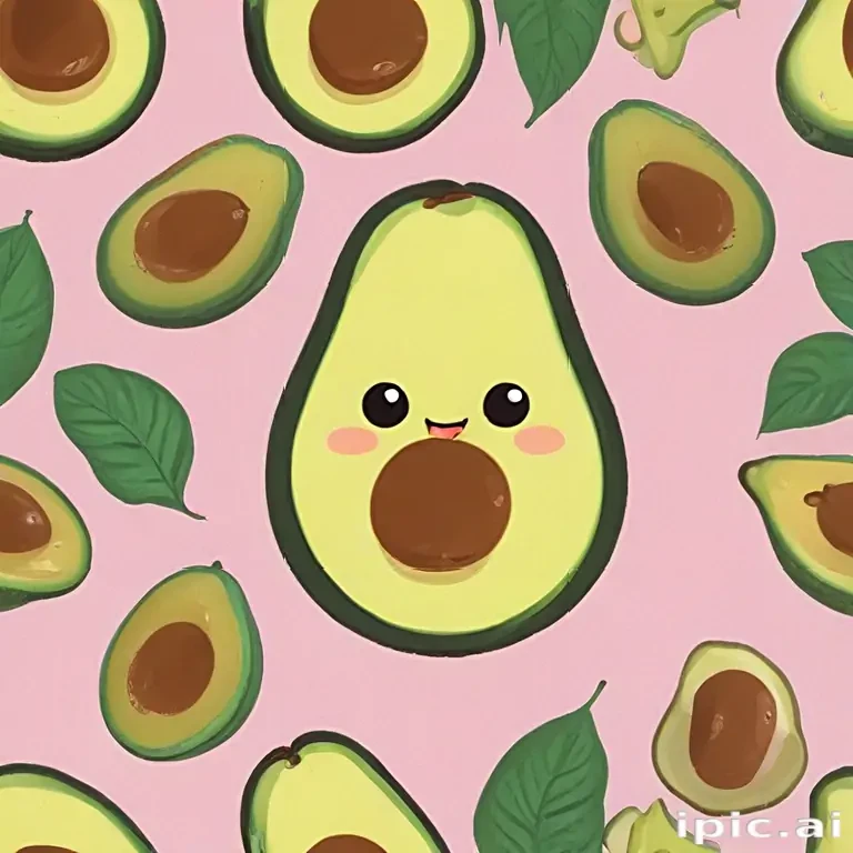 cute avocado wallpaper