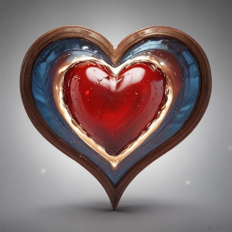 blurry heart