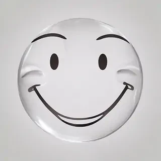transparent happy face
