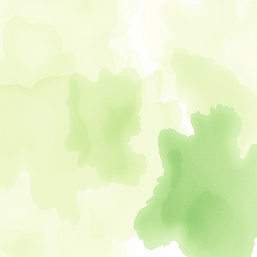 create a soft, abstract watercolor painting in various shades of green with a fluid, organic texture and gentle blending effects