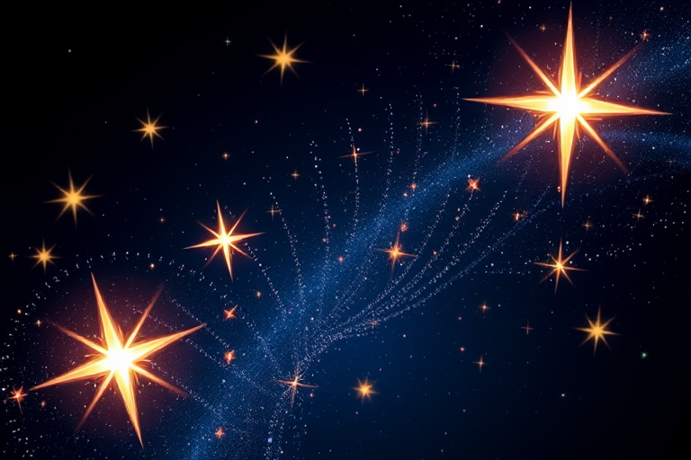 sparkling stars png