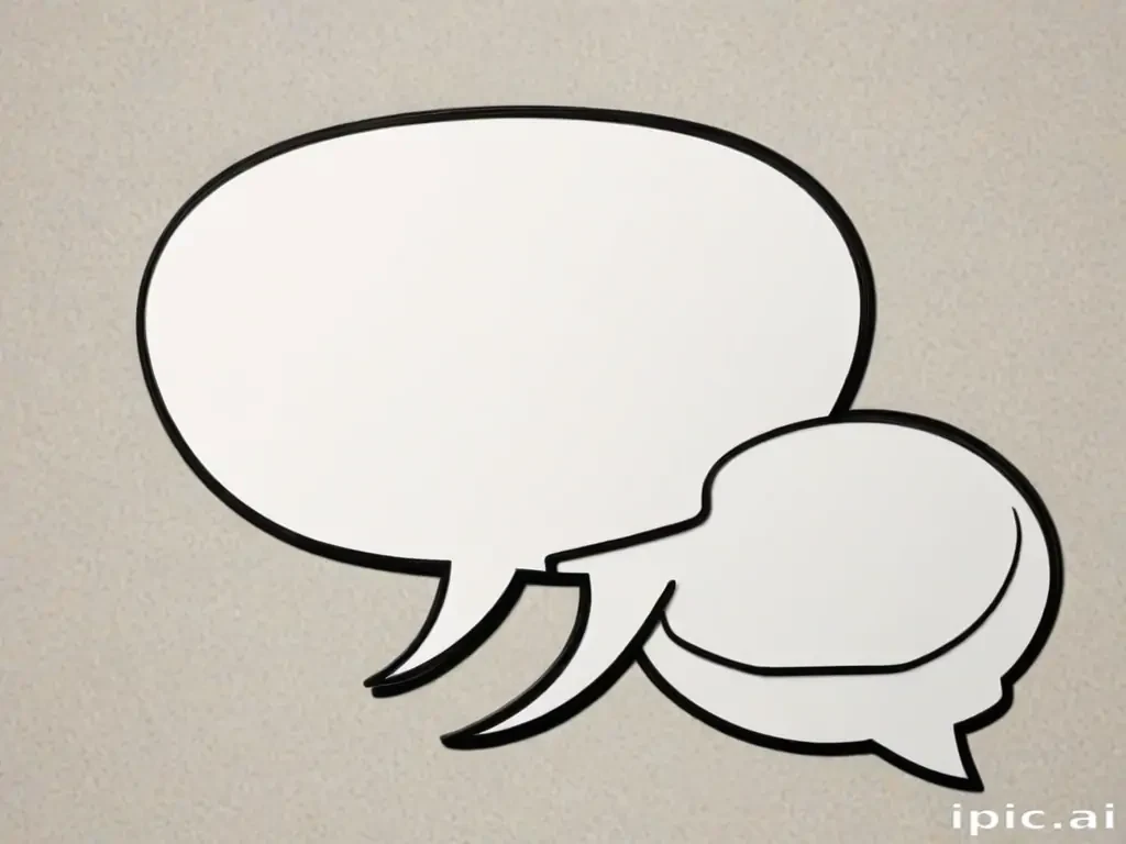 speech bubble clip art