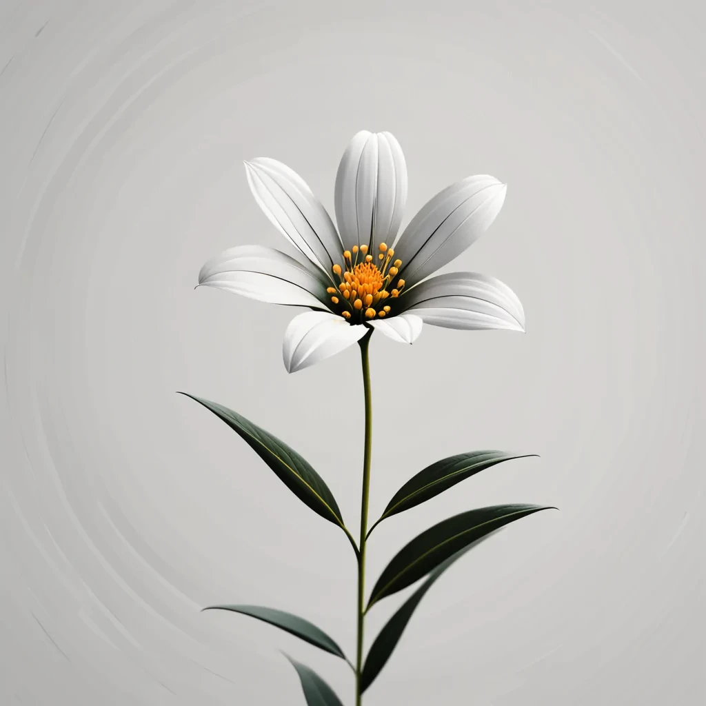 minimalist flower