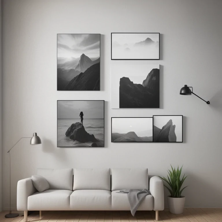wall art mock up