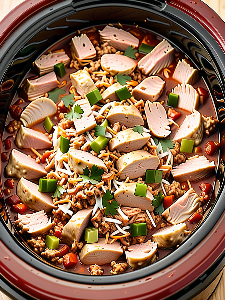 slow cooker recipes ground chicken