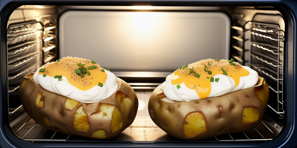 baked potatoes in convection oven