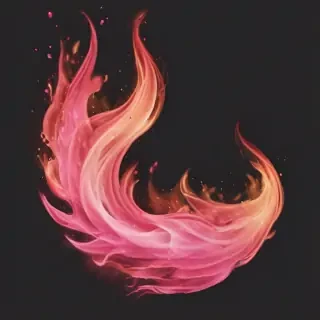 pink flames png