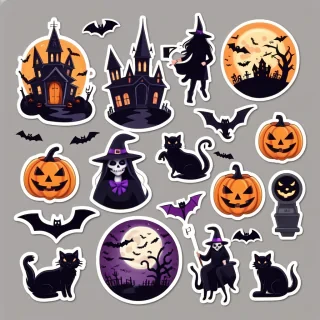 halloween sticker png