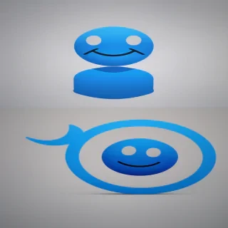 blue emoji