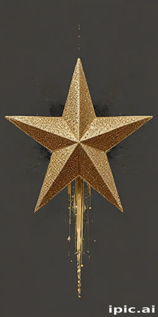 glitter star png