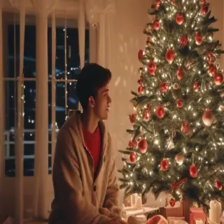christmas pics aesthetic