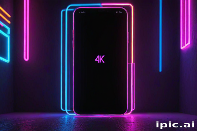 4k neon phone wallpaper