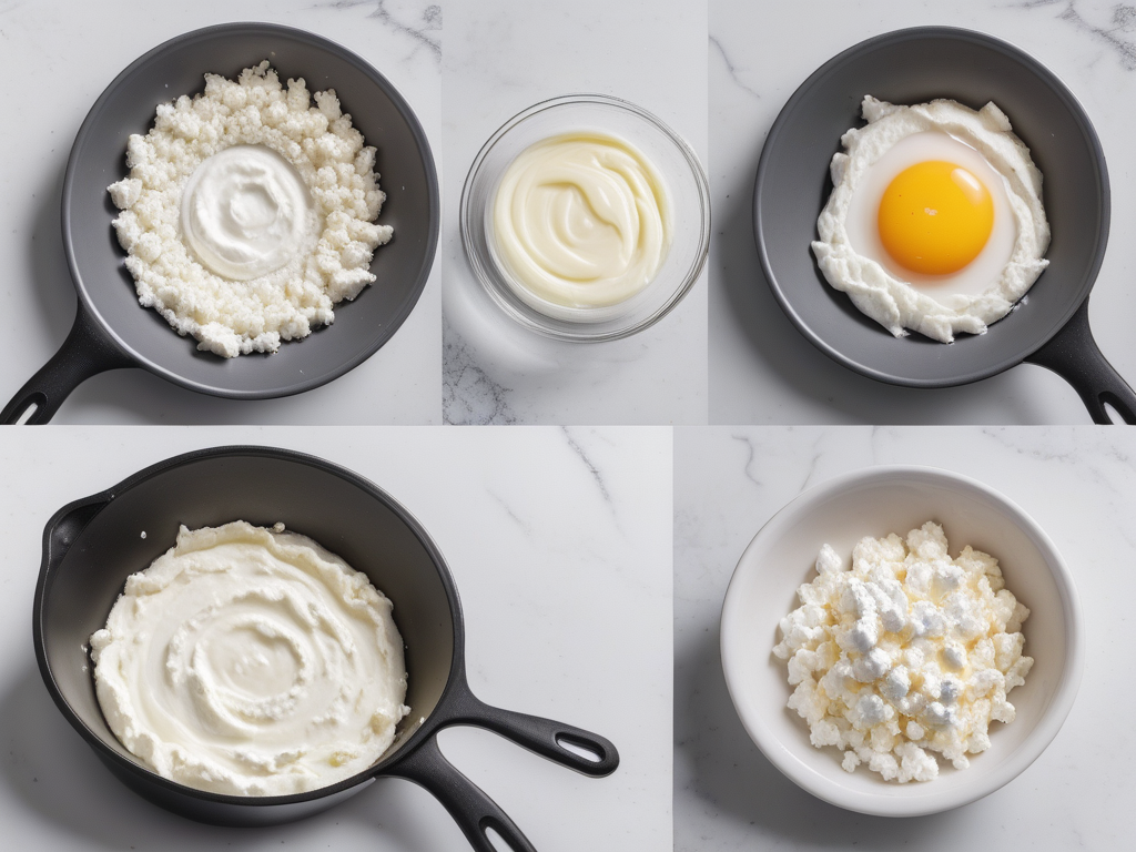 egg whites and cottage cheese