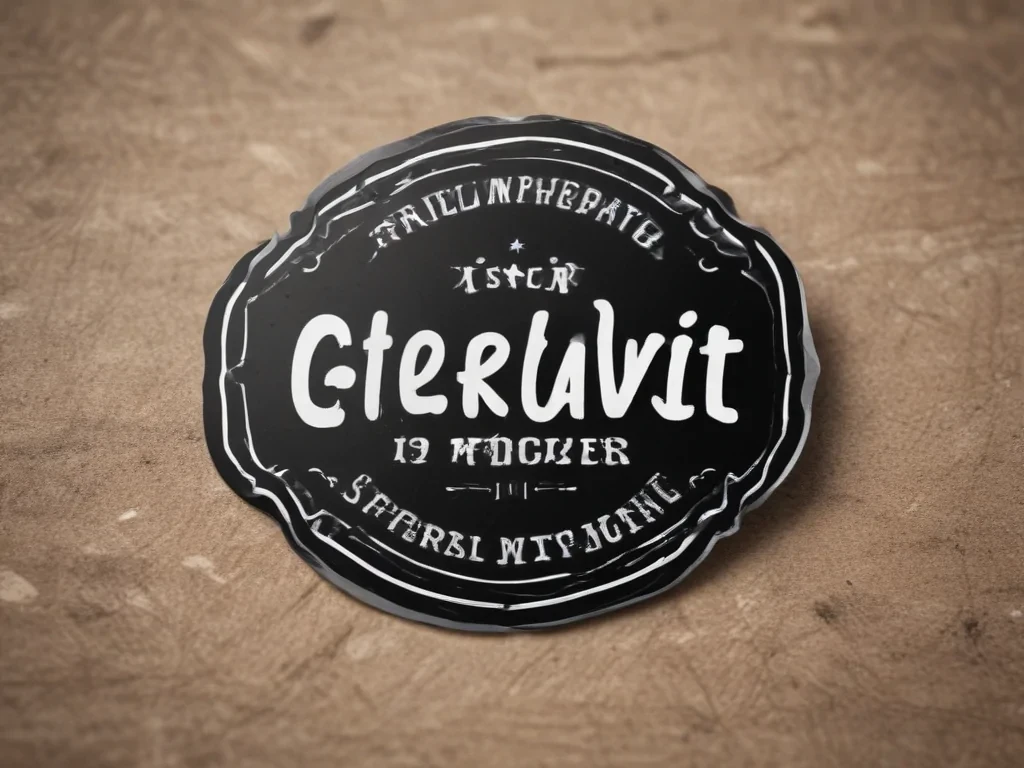sticker mockup