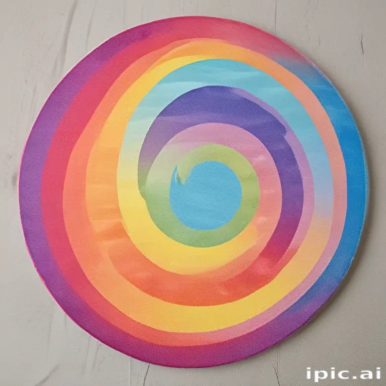 rainbow back round