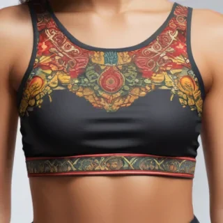 crop top mock up