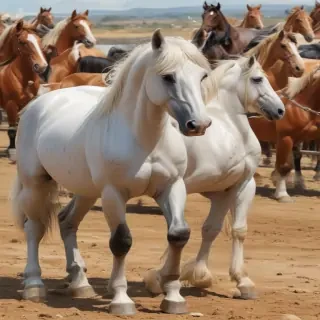 horses cartoon