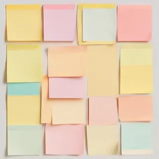 sticky notes png transparent