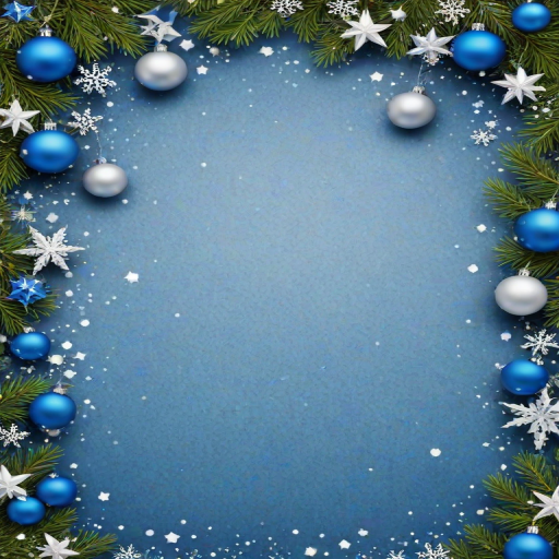 blue christmas bg