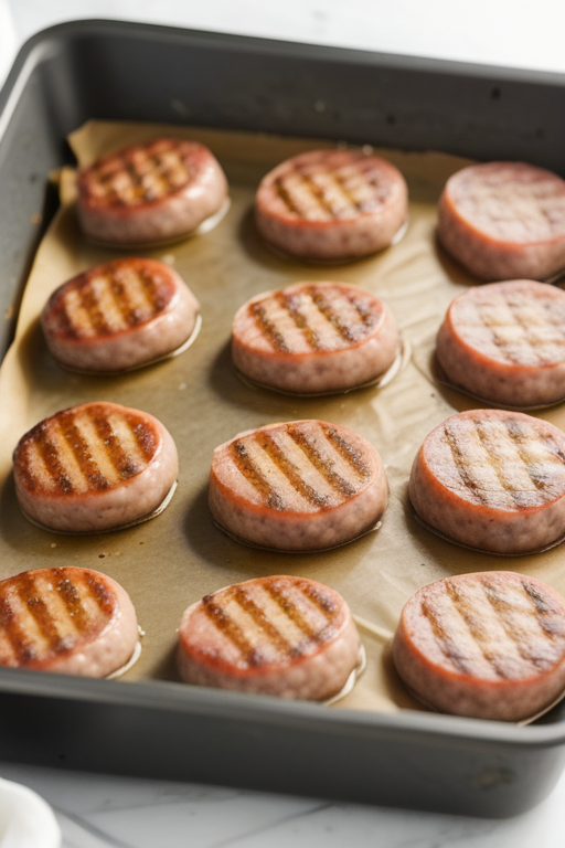 bake sausage patties in oven