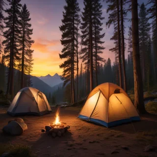 camping background
