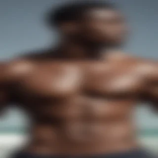 black shirtless man