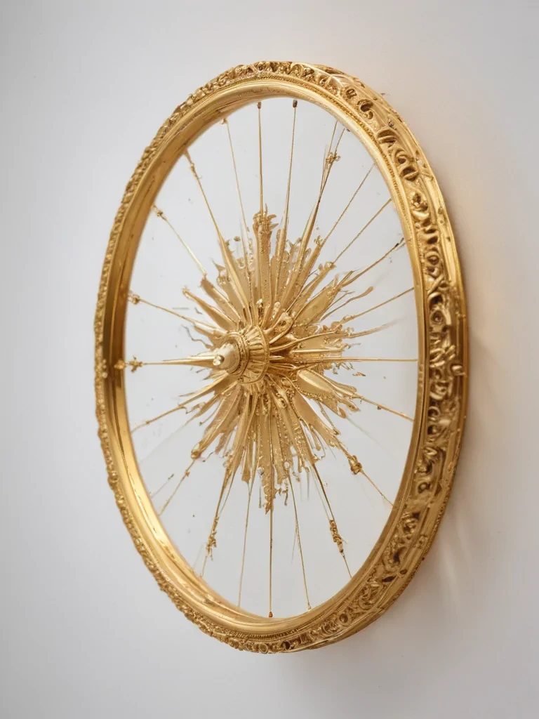 white background gold