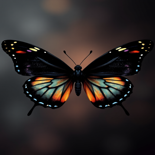 black butterfly wallpaper hd