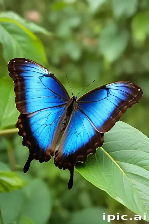 blue morpho butterfly