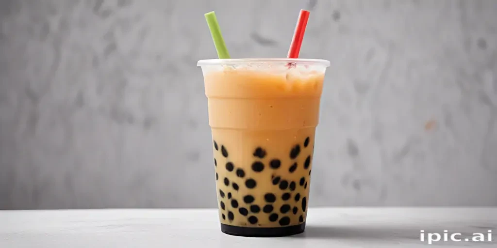 boba tea background