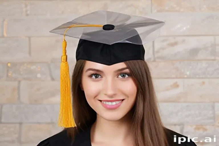 transparent graduation cap