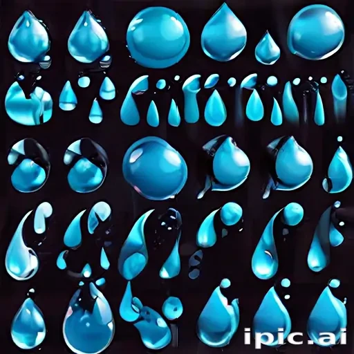 water droplets clipart