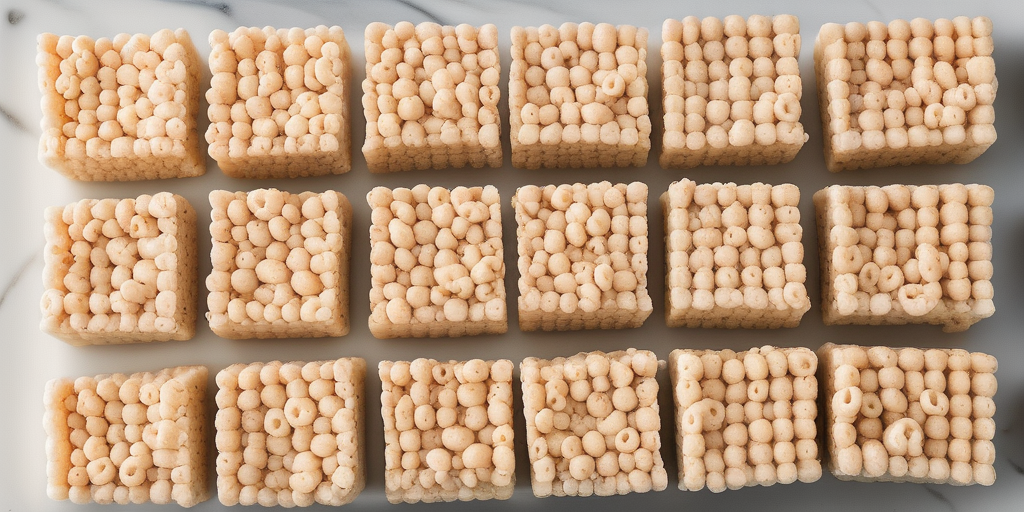 sheet of rice crispy treats