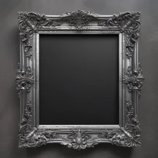 silver frame png