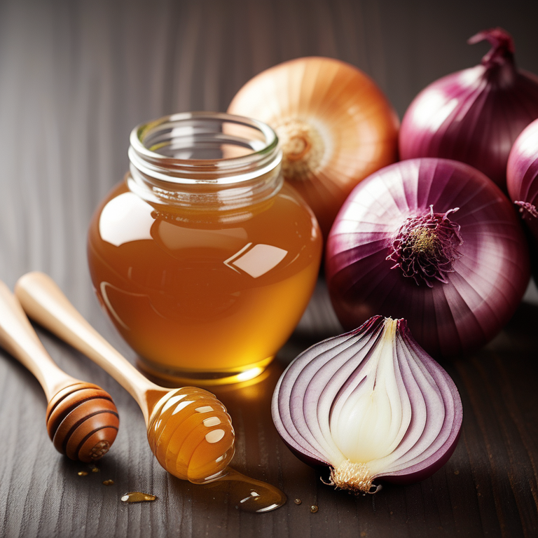 onion and honey for cough