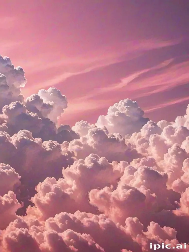 pink cloud background