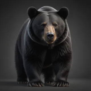 black bear png