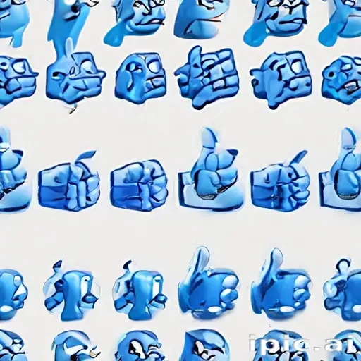 blue thumbs up emoji