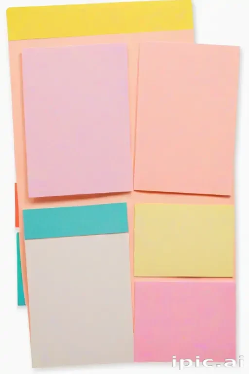 aesthetic cute sticky note png