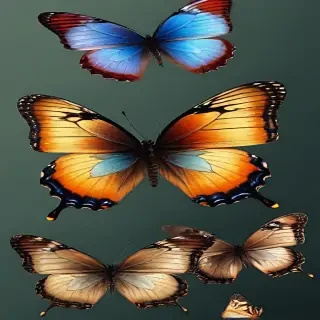 butterflies png